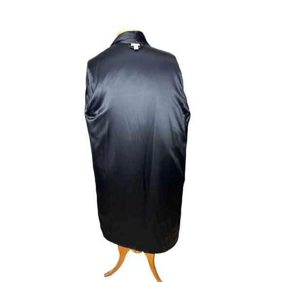 Vintage mens poly filled silk robe by Calvin Klein Size S - Picture 6 of 8